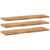 vidaXL Floating Shelves 3 pcs 120x40x4 cm Oil Finished