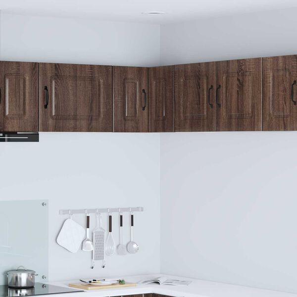 vidaXL Kitchen Cabinet with Storage Kalmar Brown Oak 57 x 57 x 40 cm