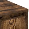 vidaXL LED Sideboard Smoked Oak 90 x 32 x 75 cm Engineered Wood
