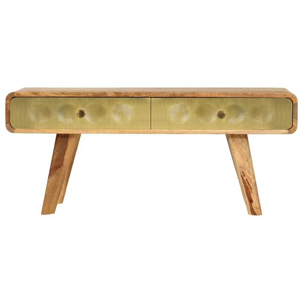 vidaXL Coffee Table Solid Mango Wood 90x50x40 cm