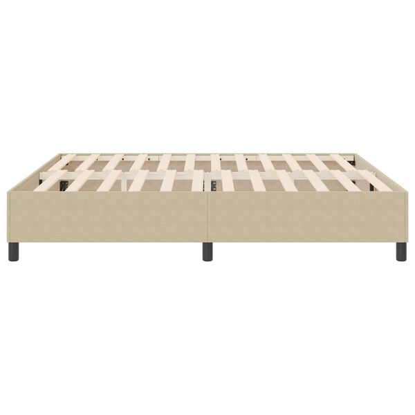 vidaXL Platform Bed Frame Grey Green 180 x 200 cm Fabric