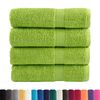 vidaXL Premium Bath Towels "SOLUND" 4 pcs Apple Green 100x150 cm 600 gsm
