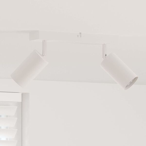 vidaXL Ceiling Spotlight White 26 x 5.5 x 16.5 cm Metal