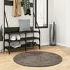 vidaXL Rug ISTAN High Pile Shiny Look Grey &Oslash; 100 cm