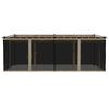 vidaXL Gazebo with Mesh Walls Taupe 6x3 m Steel
