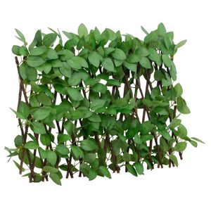 vidaXL&nbsp;Artificial Ivy Trellis Expandable Green 180x30 cm