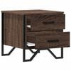 vidaXL Bedside Cabinet Brown Oak 40x41x40 cm Engineered Wood
