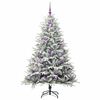 vidaXL Artificial Pre-lit Christmas Tree with Ball Set Green 150 cm