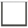 vidaXL Dining Table Legs U-Shaped 2 pcs Anthracite 80x(72-73) cm Steel