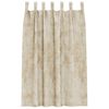 vidaXL Velvet Curtains with Curtains 2 pcs Cream 175 x 140 cm Velvet