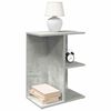 vidaXL Bedside Table Concrete Grey 46.5x29x61 cm Engineered Wood