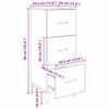 vidaXL Sideboard Old Wood 34.5 x 34 x 90 cm Engineered Wood