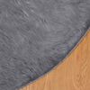 vidaXL Faux Sheepskin Rug Tafalla Anthracite &Oslash; 200 cm Polyester