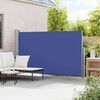 vidaXL Patio Retractable Side Awning 170x300 cm Blue