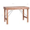 vidaXL Dining Table 120x60x80 cm Solid Reclaimed Wood