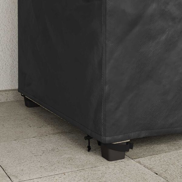 vidaXL Garden Chair Cover Black 90 x 90 x 50 / 75 cm 210D Oxford Fbric