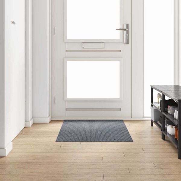 vidaXL Carpet Runner Grey 80 x 150 cm Fabric
