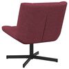 vidaXL Swivel Chair Wine Red 63 x 75 x 76 cm Fabric