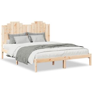 vidaXL Extra Long Bed Frame without Mattress&nbsp;160x220 cm Solid Wood