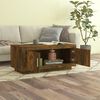 vidaXL Coffee Table Smoked Oak 102x50x45 cm Engineered Wood
