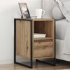 vidaXL Bedside Table Artisian Oak 39.5 x 30 x 50 cm Engineered Wood