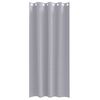 vidaXL Blackout Curtains with Rings 2 pcs Metal Grey 245 x 140 cm