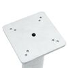 vidaXL In-Ground Parasol Base Silver 16x16x39.5 cm Steel