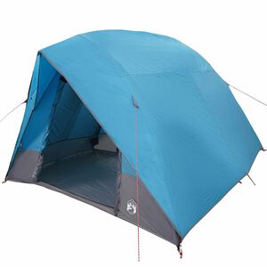 vidaXL Camping Tent with Roof Blue 320 x 275 x 190 cm Taffeta