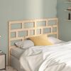 vidaXL Bed Headboard 141x4x100 cm Solid Wood Pine