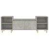 vidaXL TV Cabinet Concrete Grey 160x35x55 cm Engineered Wood