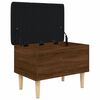 vidaXL Storage Bench Brown Oak 62x42x46 cm Engineered Wood