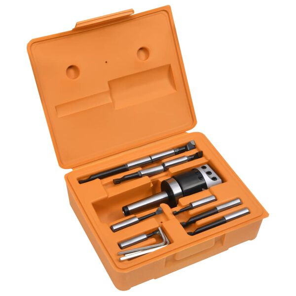 vidaXL 15 Pieces Boring Tool Set 50 mm Boring Head MT2-F1-12