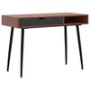 vidaXL Computer Desk with Drawer Brown 110x50x75 cm Engineered Wood