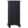 vidaXL Chest of Drawers Light Black 45x35x100 cm Solid Wood Mahogany