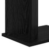 vidaXL End Table Black Oak 35 x 25 x 50 cm Engineered Wood