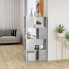vidaXL Book Cabinet Room Divider Concrete Grey 60x24x124.5 cm