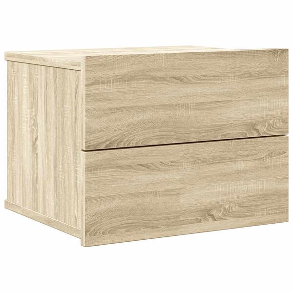 vidaXL Bedside Cabinet Sonoma Oak 40x30x30 cm Engineered Wood