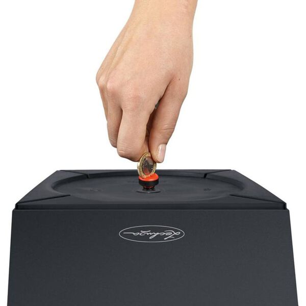 LECHUZA Planter CUBICO Color 22 ALL-IN-ONE Slate