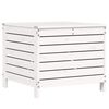 vidaXL Garden Footstool White 62x63.5x53.5 cm Solid Wood Pine