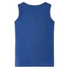 Kids' Tank Top Dark Blue Melange 128