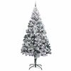 vidaXL Christmas Tree with 300 LEDs with Stand Green 300 cm PVC