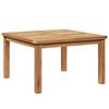 vidaXL Coffee Table Brown 60 x 60 x 36 cm Solid Teak Wood