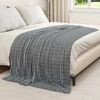 vidaXL Throw Blanket Dark Grey 200 x 150 cm Fleece