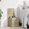 vidaXL Storage Box Sonoma Oak 30x35x35 cm Engineered Wood