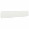 vidaXL Lawn Edgings 10 pcs White 20x103 cm Cold-rolled Steel