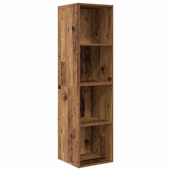 vidaXL TV Cabinet Set Old Wood 37 x 37 x 142.5 cm Engineered Wood