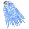 vidaXL Christmas Icicle Lights 40 pcs Blue Acrylic Remote Control