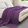 vidaXL Throw Blanket Purple 270 x 240 cm Fleece