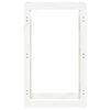 vidaXL Firewood Rack White 60x25x100 cm Solid Wood Pine