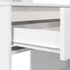 vidaXL Bedroom Dressing Tables High Gloss White 80 x 39.6 x 135 cm
